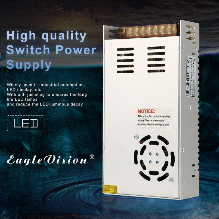 AC 220V to DC 12V 30A 360W Power Adapter AC-DC Converter Step Down Module Voltage Transformer Swi...