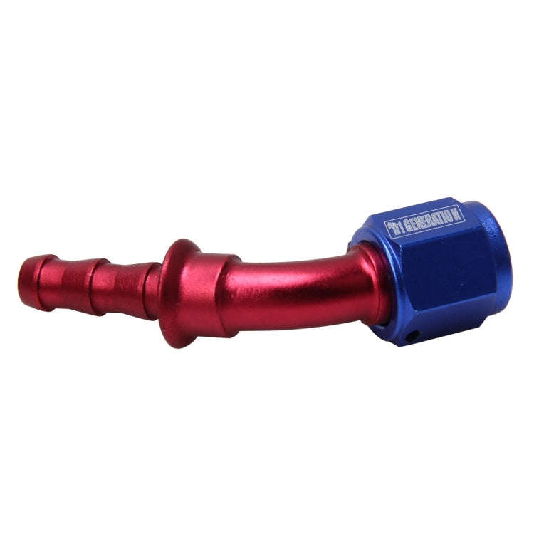 Pipe Joints 45 Degree Swivel Oil Fuel Fitting Adaptor Oil Cooler Hose Fitting Aluminum Alloy AN4 ...