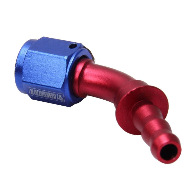 Pipe Joints 45 Degree Swivel Oil Fuel Fitting Adaptor Oil Cooler Hose Fitting Aluminum Alloy AN4 ...