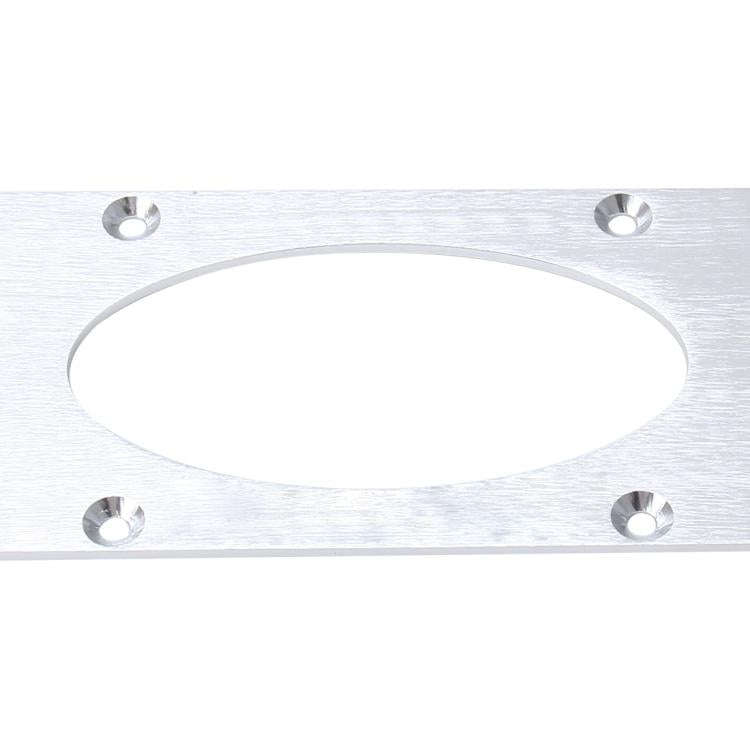 2 PCS Anti-collision Protection Decorative Bar Behind The Siege Car Decoration(Silver)