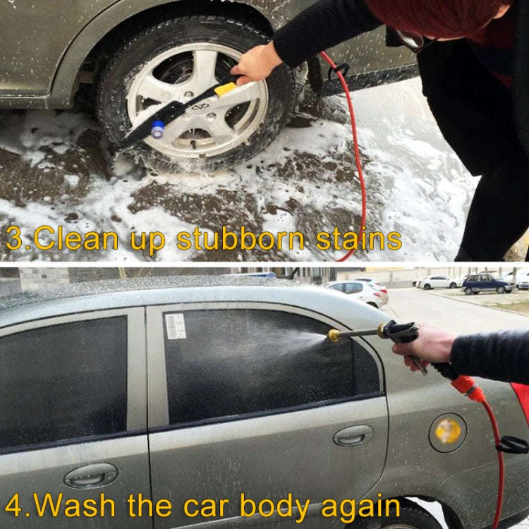 DC 12V Portable Double Pump High Pressure Outdoor Car Cigarette Lighter Washing Machine Vehicle W...