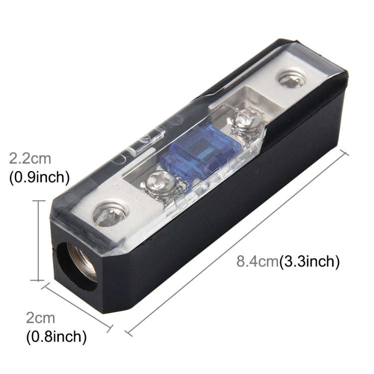 Car Stereo Car Audio Fuse Holder Insurance 60A Car Audio Fuse Holder Car Auto Fuse Holder Blade F...