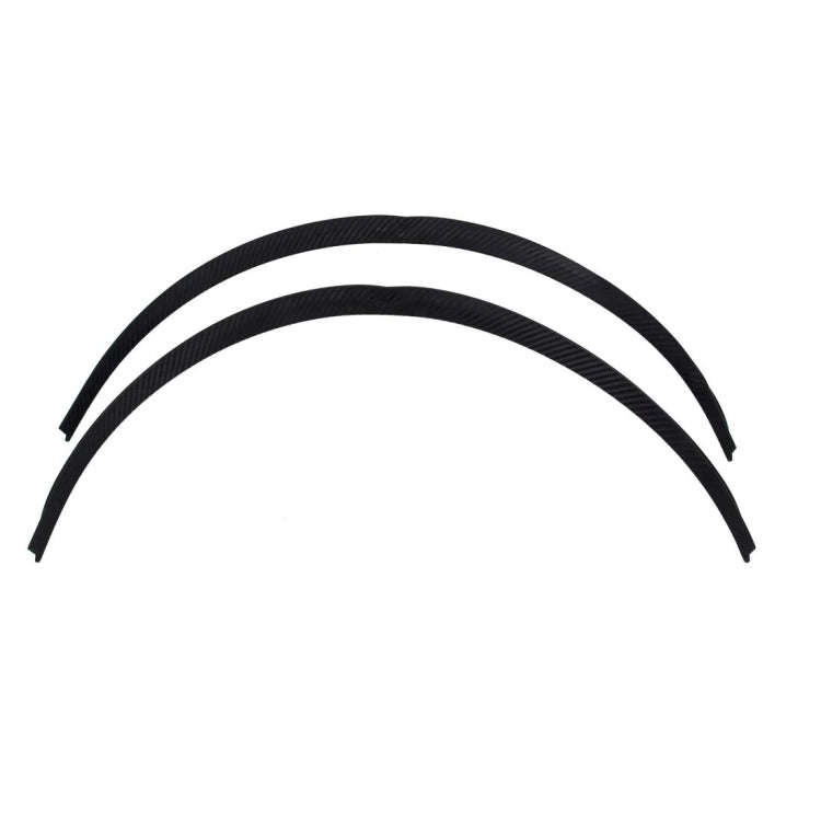 2 PCS 75cm Car Stickers Rubber Large Round Arc Strips Universal Fender Flares Wheel Eyebrow Decal...