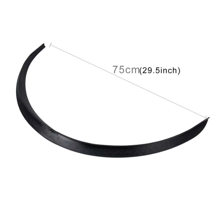 2 PCS 75cm Car Stickers Rubber Large Round Arc Strips Universal Fender Flares Wheel Eyebrow Decal...