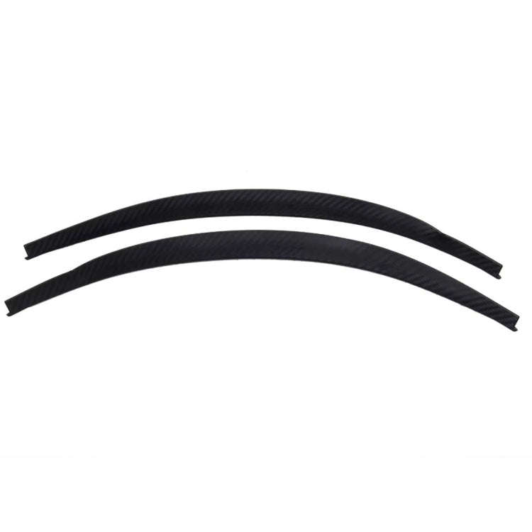 2 PCS 45cm Car Stickers Rubber Large Round Arc Strips Universal Fender Flares Wheel Eyebrow Decal...