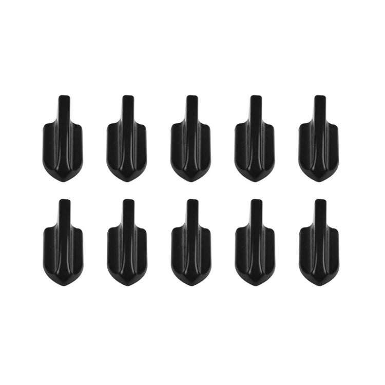 10 PCS Universal Car Black Shark Fin Diffuser Vortex Generator Roof Spoiler