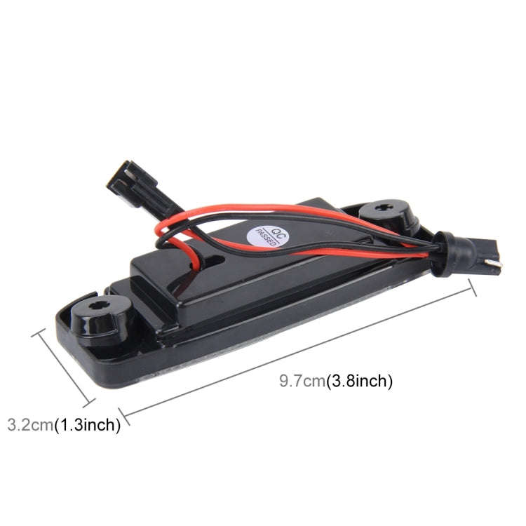 2 PCS LED License Plate Light with 18  SMD-3528 Lamps for Hyundai Sonata,2W 120LM,6000K, DC12V(Wh...