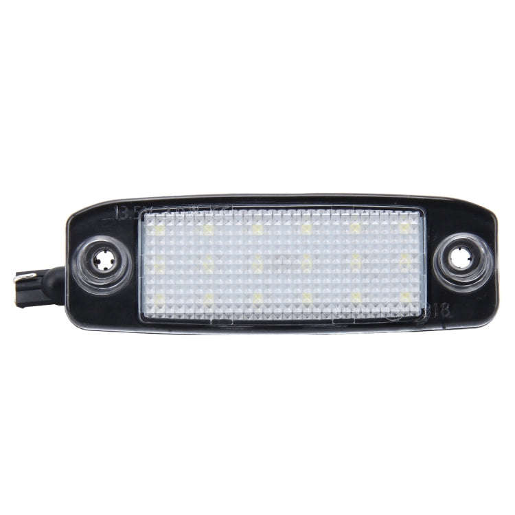2 PCS LED License Plate Light with 18  SMD-3528 Lamps for Hyundai Sonata,2W 120LM,6000K, DC12V(Wh...