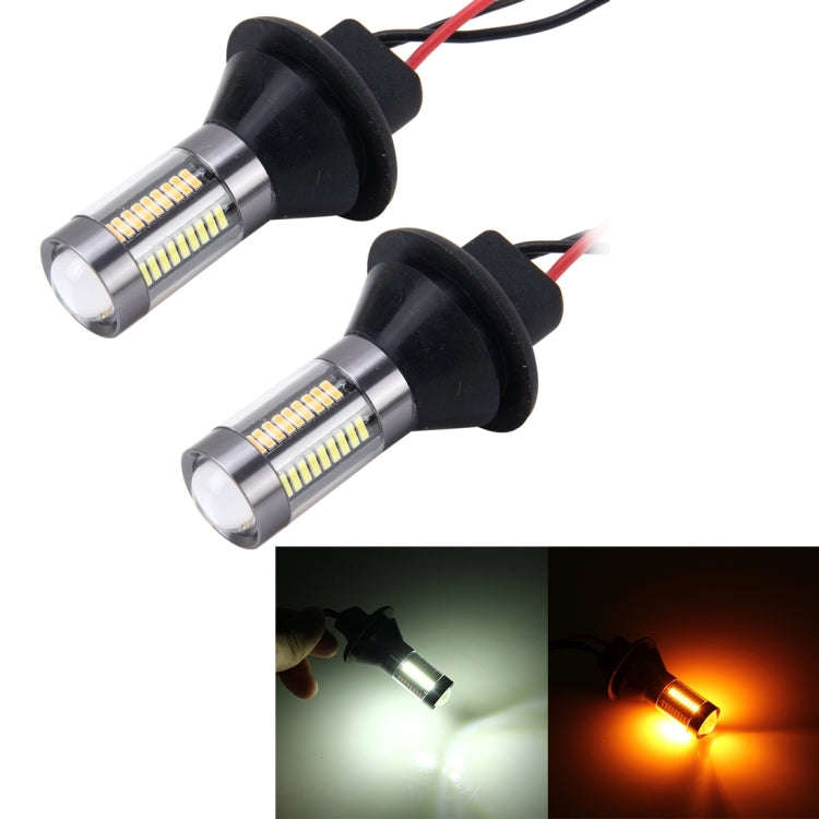 2PCS 1156/Ba15s 5W 300LM 66LEDs SMD-4014 Car Tail Bulb Turn Signal Auto Reverse Lamp Daytime Turn...