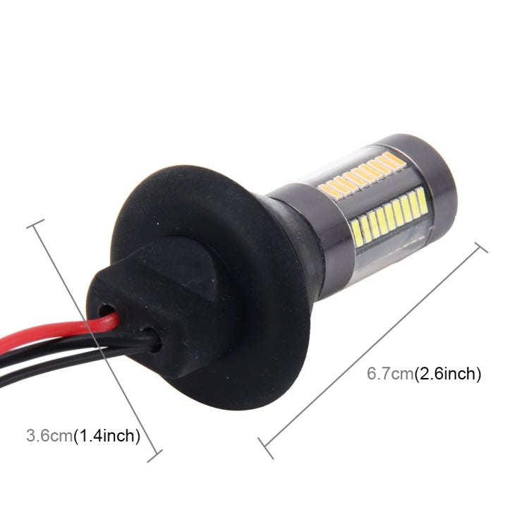 2PCS 1156/Ba15s 5W 300LM 66LEDs SMD-4014 Car Tail Bulb Turn Signal Auto Reverse Lamp Daytime Turn...