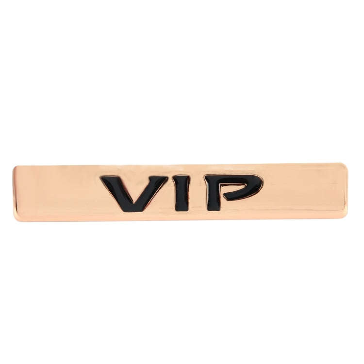 Auto VIP Sticker  VIP Label Car Stickers 3D Metal Fashion VIP Logo Car Stickers,Size:9.5*1.5cm(Ch...
