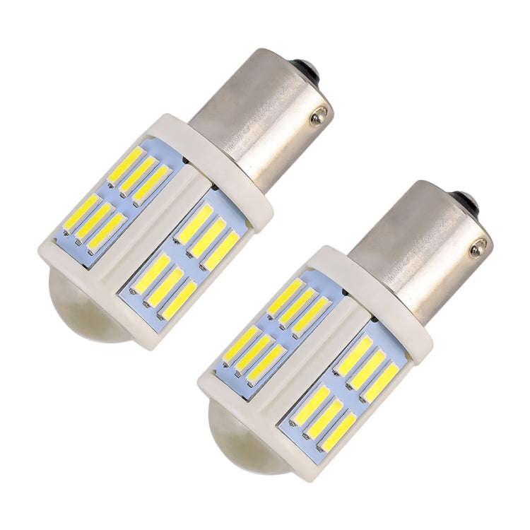 2 PCS 1156 / BA15S 4.5W DC 12V 6000K 290LM Car Auto Ceramics Turn Lights / Reversing Light 27LEDs...
