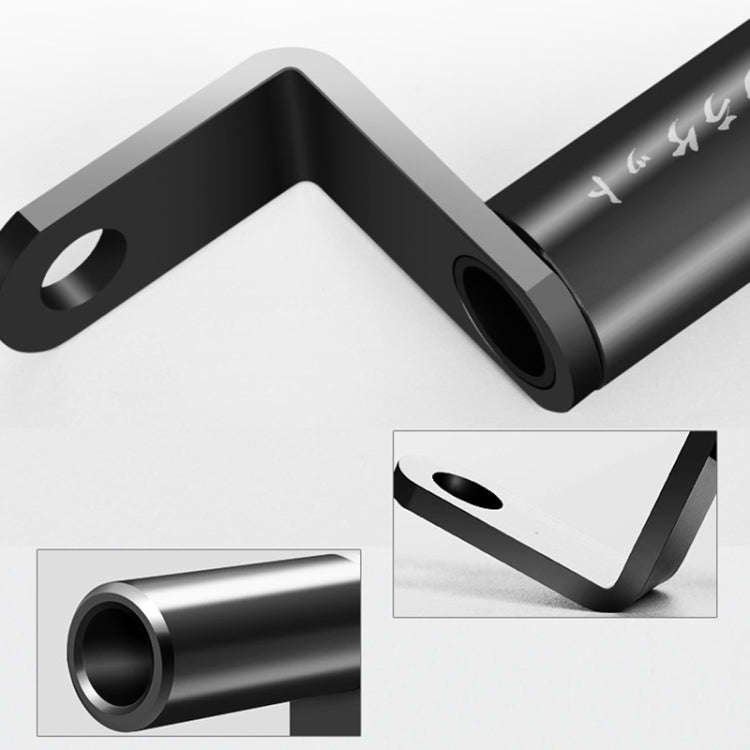 Motorcycle Rear View Mirror Aluminum Alloy Bracket(Red)
