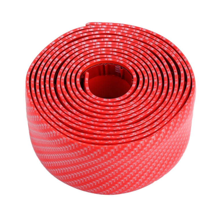 Universal Car Door Threshold Decoration Strip Decorative Sticker, Size : 5CM x 3M(Red)
