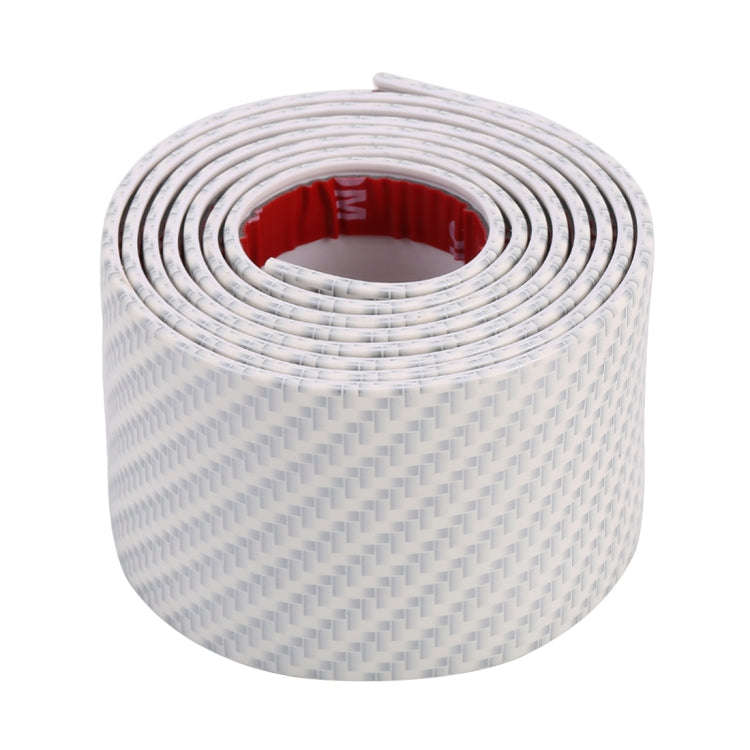 Universal Car Door Threshold Decoration Strip Decorative Sticker, Size : 5CM x 3M(White)