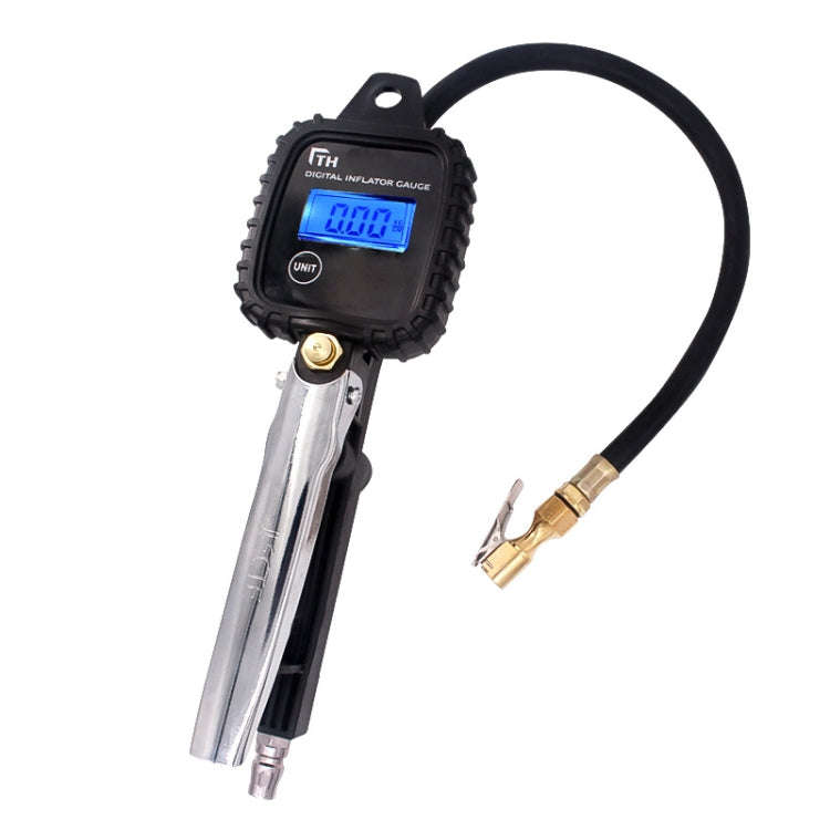 Car Multi-functional Digital LCD Display Tire Air Pressure Inflator Gauge Vehicle Tester Inflatio...