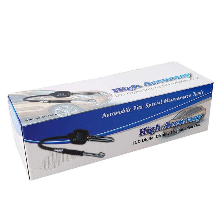 Car Multi-functional Digital LCD Display Tire Air Pressure Inflator Gauge Vehicle Tester Inflatio...
