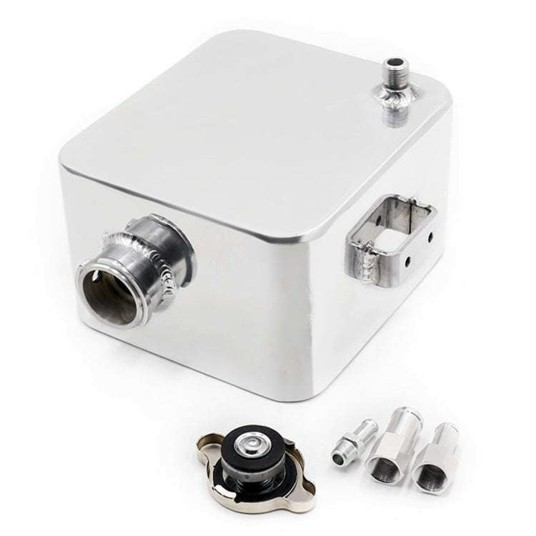 Car Modified Aluminum Alloy Vice Water Tank(Silver)