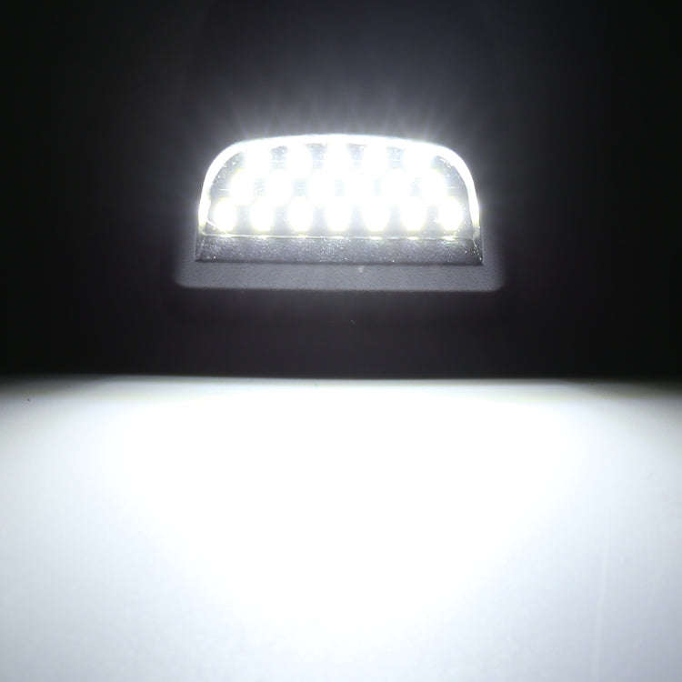 2 PCS DC 12V 3W 150LM 6000K LED License Plate Light 18LEDs SMD-4014 Bulbs Lamps for Chevrolet