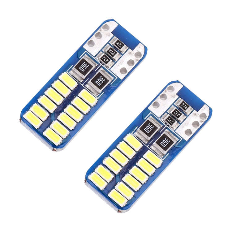 2 PCS T10 / W5W / 168 / 194 DC12V 1.4W 6000K 90LM 12LEDs SMD-3014 Car Reading Lamp Clearance Ligh...