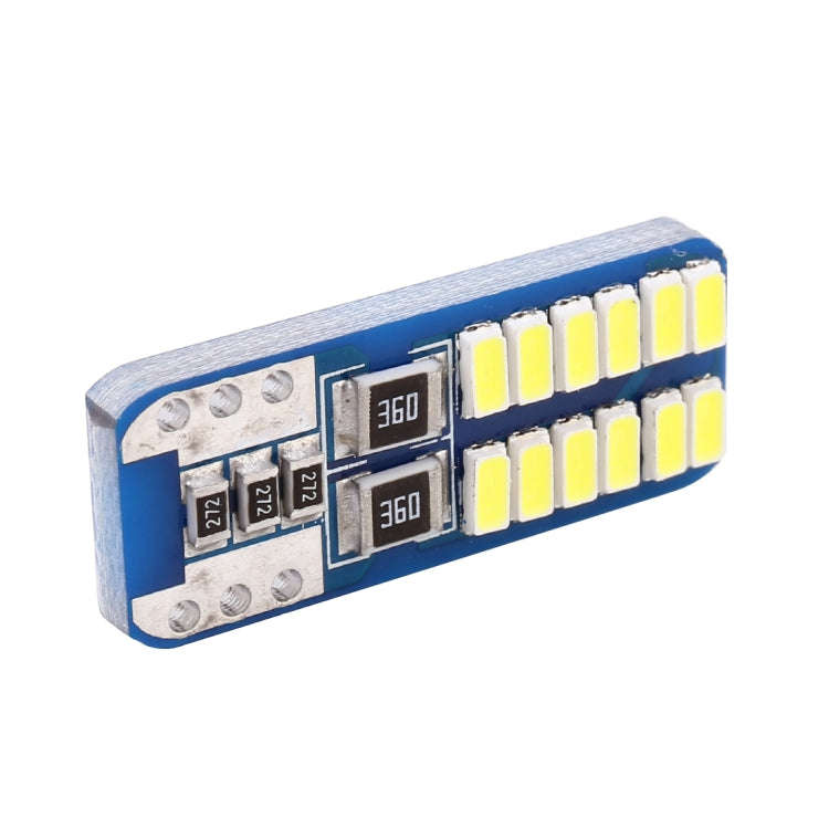 2 PCS T10 / W5W / 168 / 194 DC12V 1.4W 6000K 90LM 12LEDs SMD-3014 Car Reading Lamp Clearance Ligh...