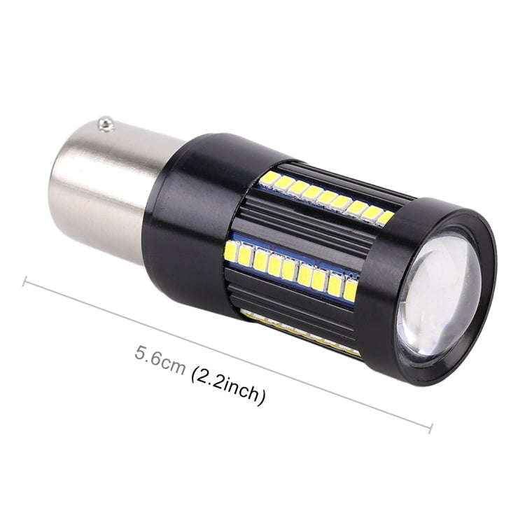 2 PCS 1156 / BA15S DC9-16V / 8.2W / 6000K / 655LM Car Auto Reversing Lights / Turn Light 66LEDs S...