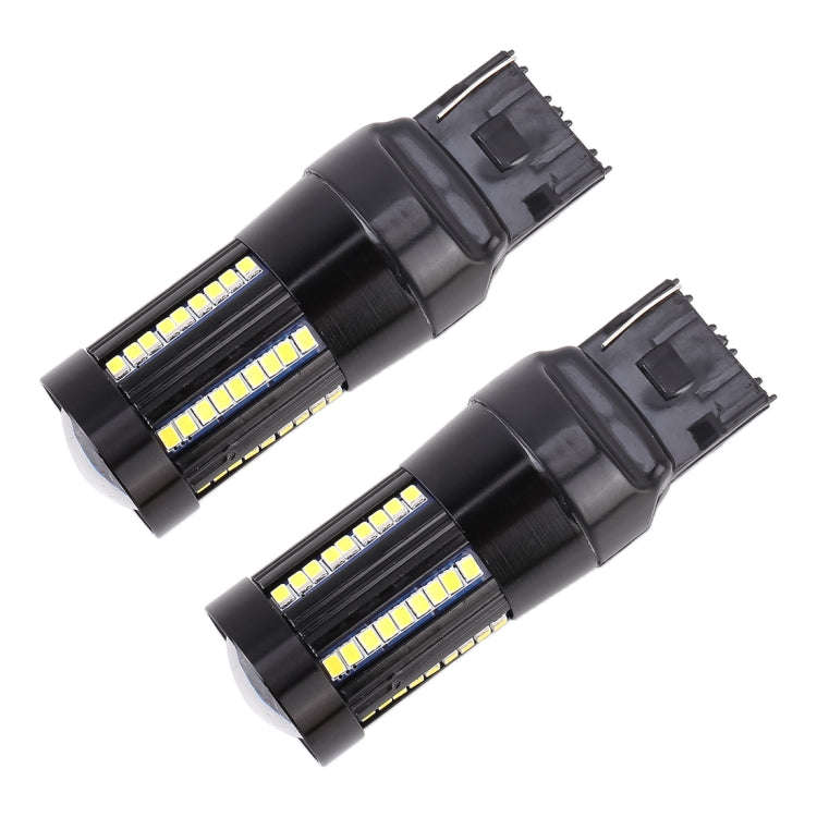 2 PCS T20 / 7440 DC9-16V / 8.2W / 6000K / 655LM Car Auto Reversing Lights / Turn Light 66LEDs SMD...