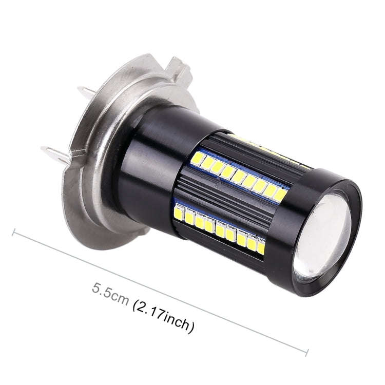 2 PCS H7 DC9-16V / 8.2W / 6000K / 655LM Car Auto Fog Light 66LEDs SMD-2016 Lamps