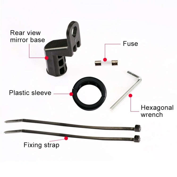 Motorcycles / Bicycle USB Charger QC 3.0 Fast Charging Phone Bracket, Suitable for 6-9cm Device(B...