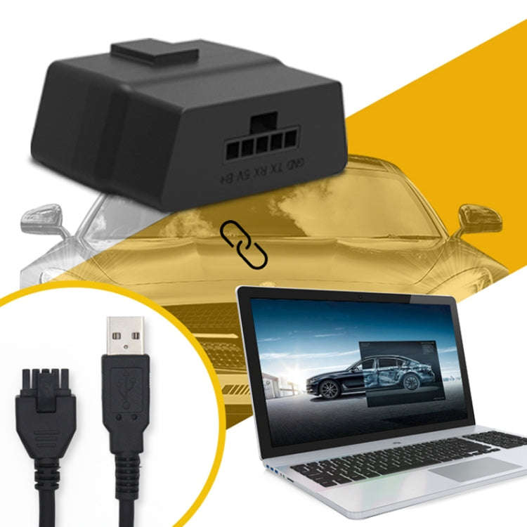 V07HU Car Free Drive USB ELM327 OBD V1.5 Car Fault Detector OBD2