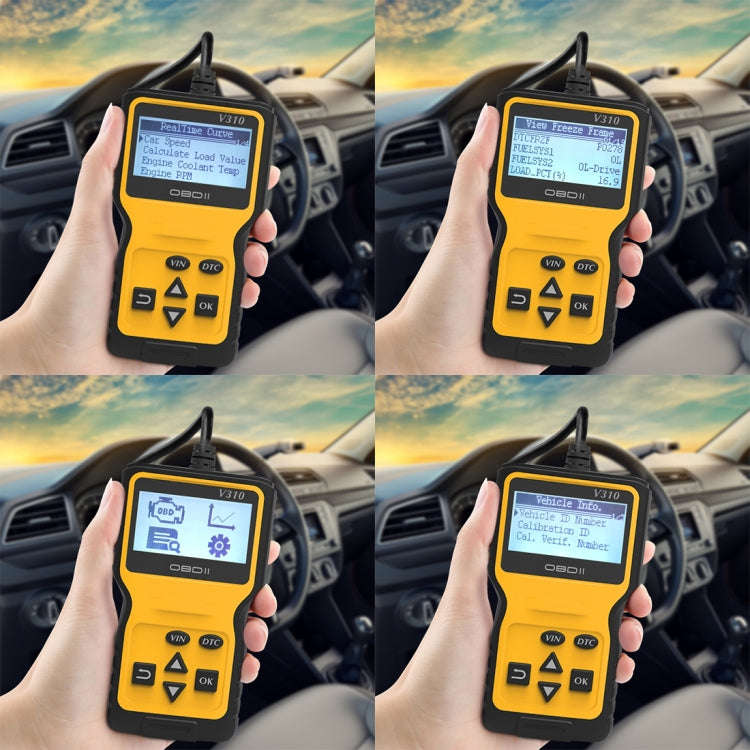 V310 Car Handheld V1.1 OBD2 Fault Detector OBD2 Diagnostic Tool
