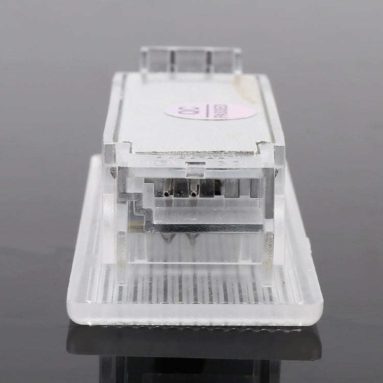 2 PCS LED Car DC 12V 1.5W 6000K 100LM Door Lights 18LEDs SMD-3014 Lamps for BMW F10(White Light)