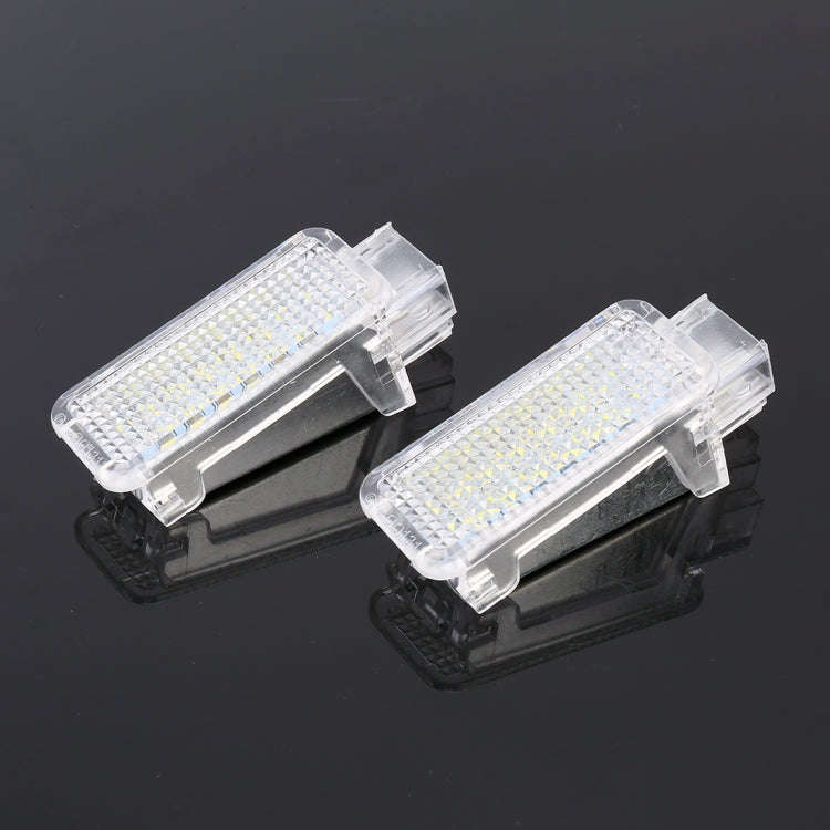 2 PCS LED Car DC 12V 1.5W Door Lights Lamps for Audi / Volkswagen(Blue Light)