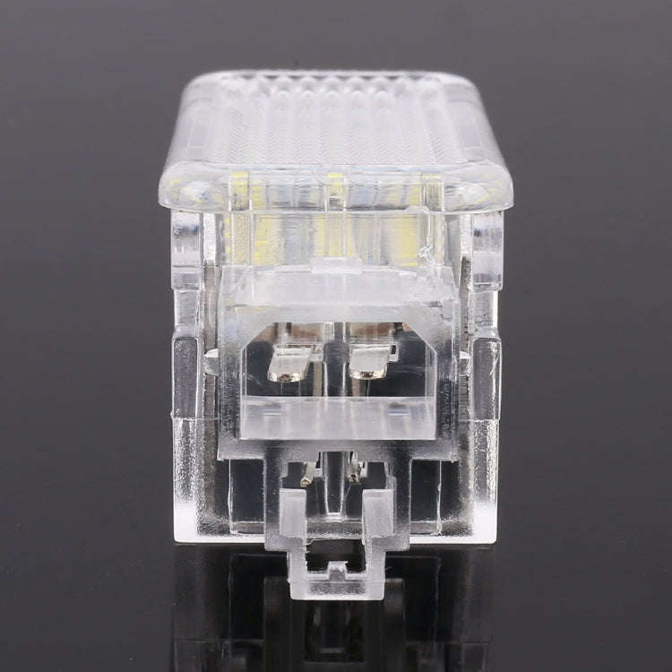 2 PCS LED Car DC 12V 1.5W Door Lights Lamps for Audi / Volkswagen(Blue Light)