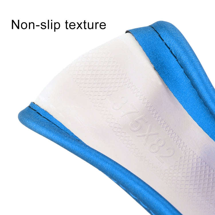 Universal Car Plating Leather Steering Wheel Cover, Diameter: 38cm (Blue)