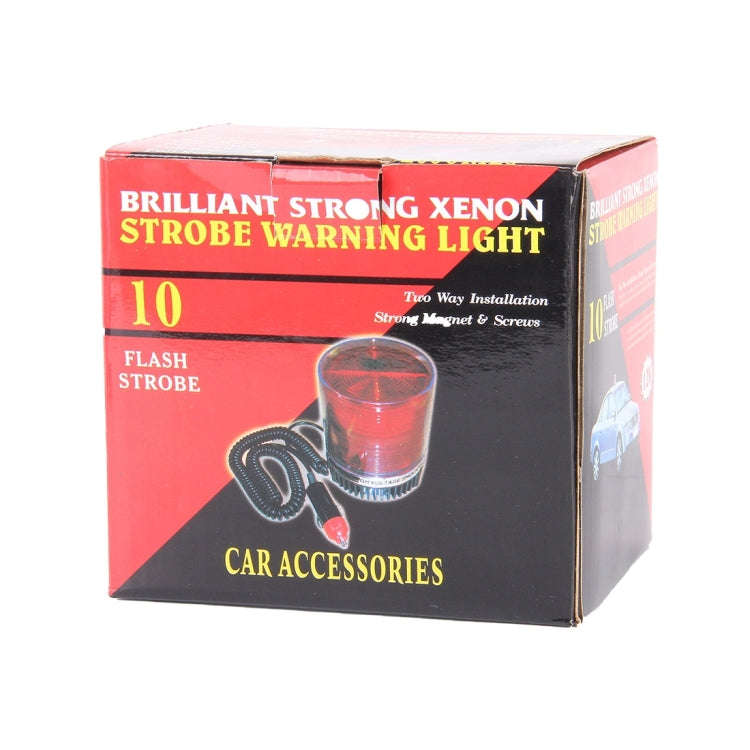 Brilliant Strong Xenon Strong Magnetic Doom Installation Flash Strobe Warning Light, DC 12V, Wire...