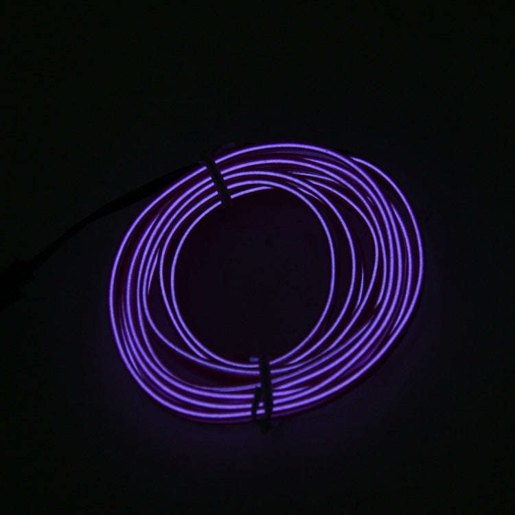 1M Cold Light Flexible LED Strip Light For Car Decoration(Purple Light)