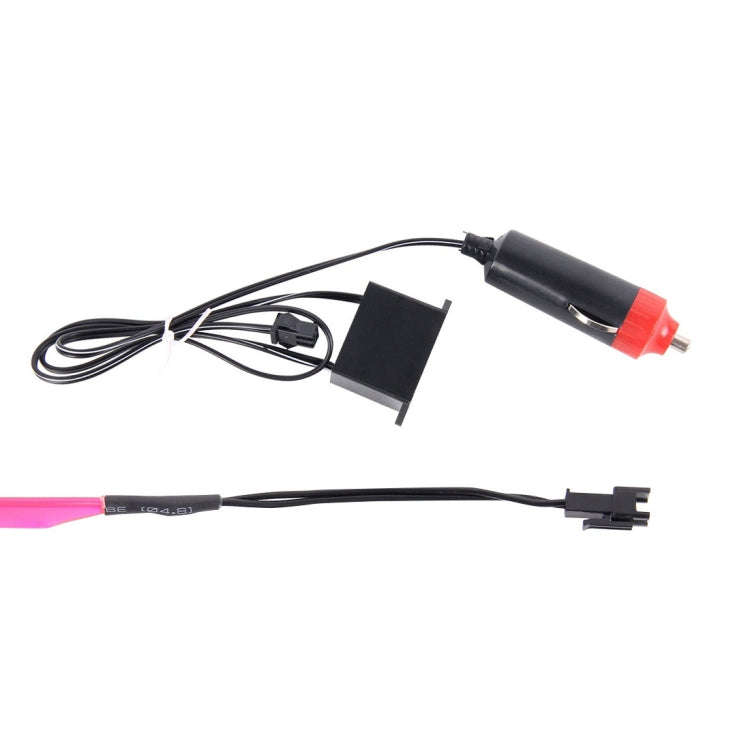 2M Cold Light Flexible LED Strip Light For Car Decoration(Pink Light)