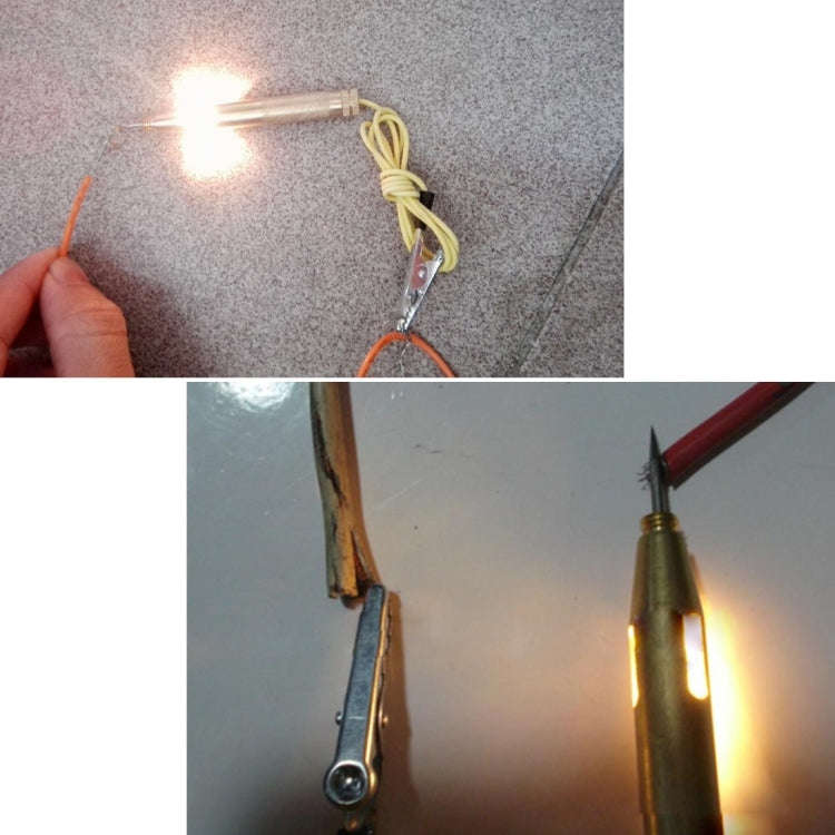 CNJB-85016 Pure Copper Circuit Tester and Electrical Voltage Detector Pen Set With Crocodile Clip...