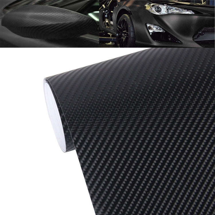 1.52m × 0.5m 4D Deep Blue Gloss Carbon Fiber Vinyl Wrap Car Sticker Decal Bubble Free Air Releas...