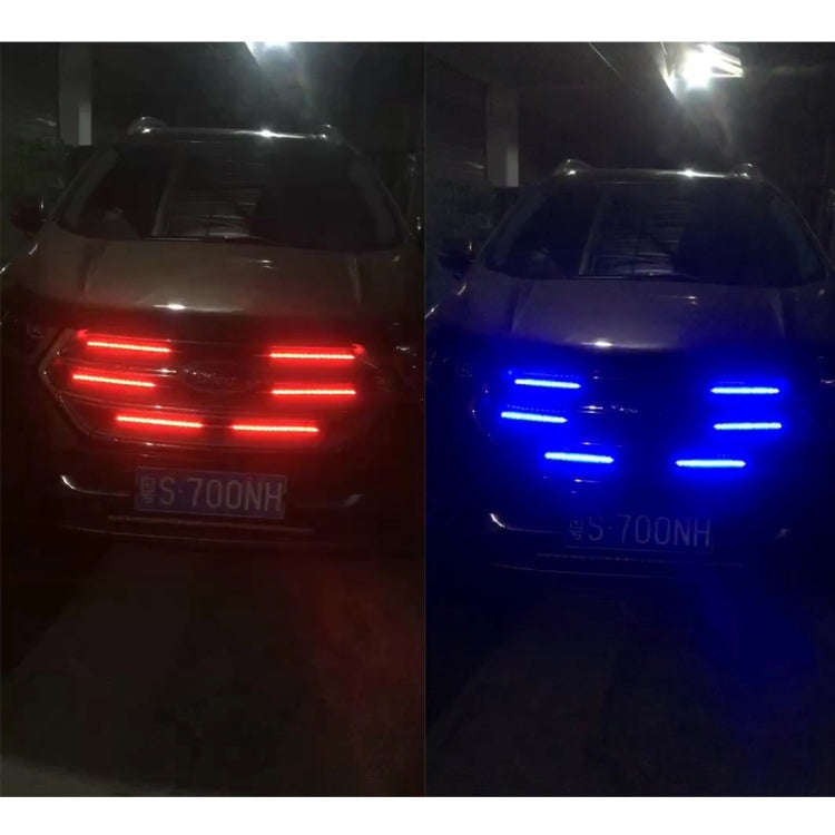 Flashing Lights 15W LED Car in The Network Lights One Drag Four Emblem Eyes Daytime Running Light...