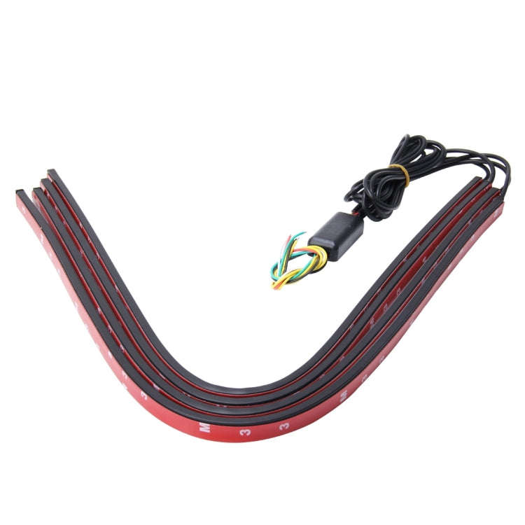 Flashing Lights 15W LED Car in The Network Lights One Drag Four Emblem Eyes Daytime Running Light...