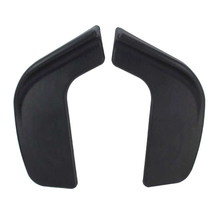 2 PCS Universal Fit Car Front Bumper Spoiler Lip Splitter Diffuser SUV ABS Front Shovel, Length: ...