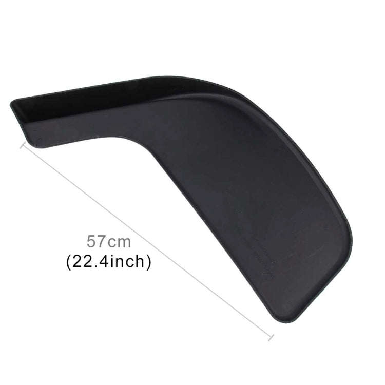 2 PCS Universal Fit Car Front Bumper Spoiler Lip Splitter Diffuser SUV ABS Front Shovel, Length: ...