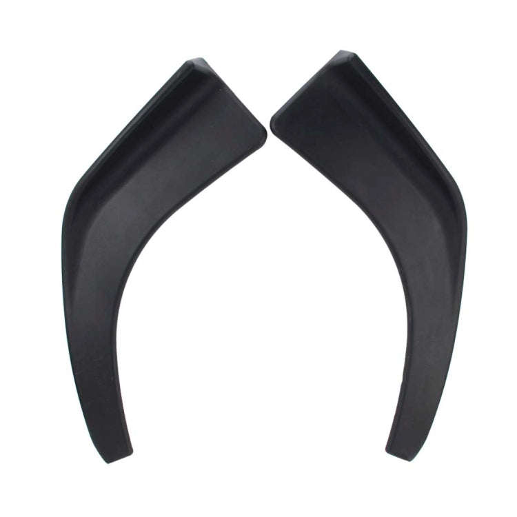 2 PCS Universal Fit Car Front Bumper Spoiler Lip Splitter Diffuser SUV ABS Front Shovel, Length: ...