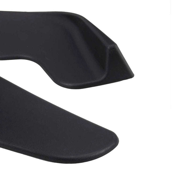 2 PCS Universal Fit Car Front Bumper Spoiler Lip Splitter Diffuser SUV ABS Front Shovel, Length: ...
