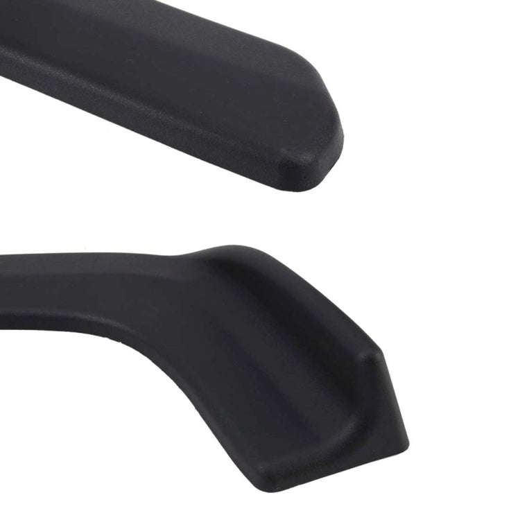 2 PCS Universal Fit Car Front Bumper Spoiler Lip Splitter Diffuser SUV ABS Front Shovel, Length: ...