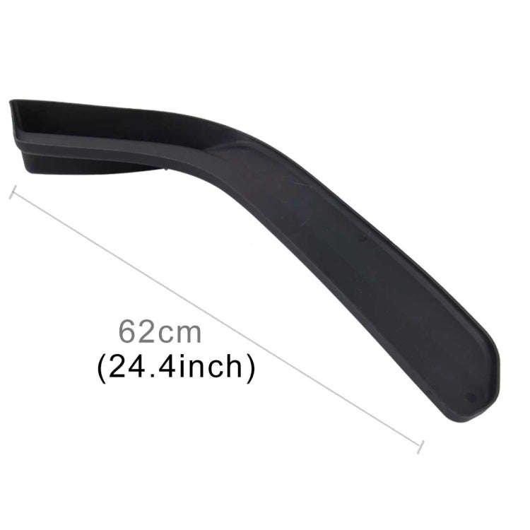 2 PCS Universal Fit Car Front Bumper Spoiler Lip Splitter Diffuser SUV ABS Front Shovel, Length: ...