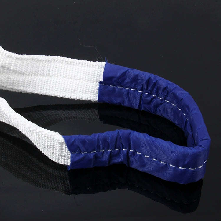 ZONGYUAN ZY-0220 Car 4m×6cm 8 Ton Towing 2 Ton Lifting Rope Straps with Two Hooks High Strength ...
