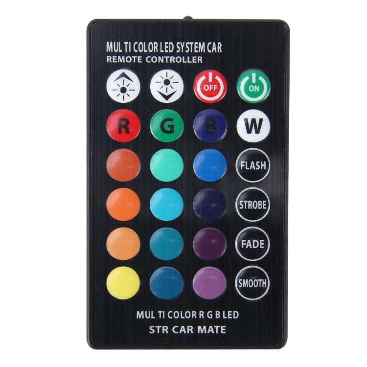 2 PCS T10 2W Auto Flash Strobe Fade Smooth Remote Controlled Colorful LED Clearance Decorative Li...